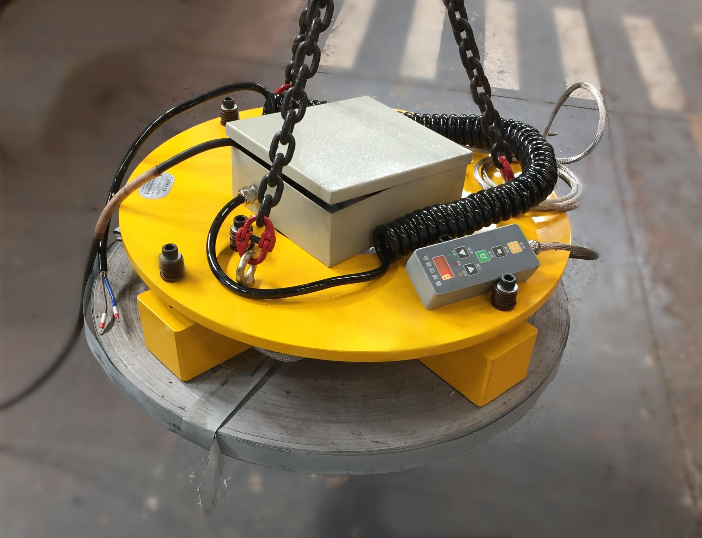 電永磁起重吊具，搬運(yùn)小型帶卷用電永磁起重器